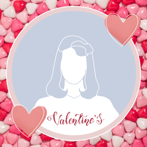 Happy Valentine's Day Profile Picture Frame