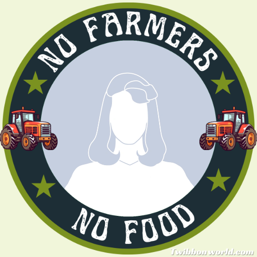 No Farmers No Food Profile Picture Frame