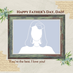 father's day profile frame